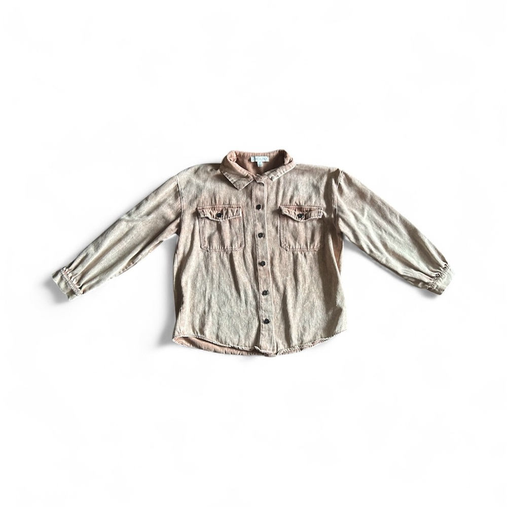 She + Sky Dusty Rose Jacket Button Up